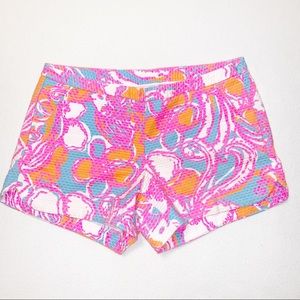 Lilly Pulitzer ‘Adie’ Shorely Blue Floral Shorts